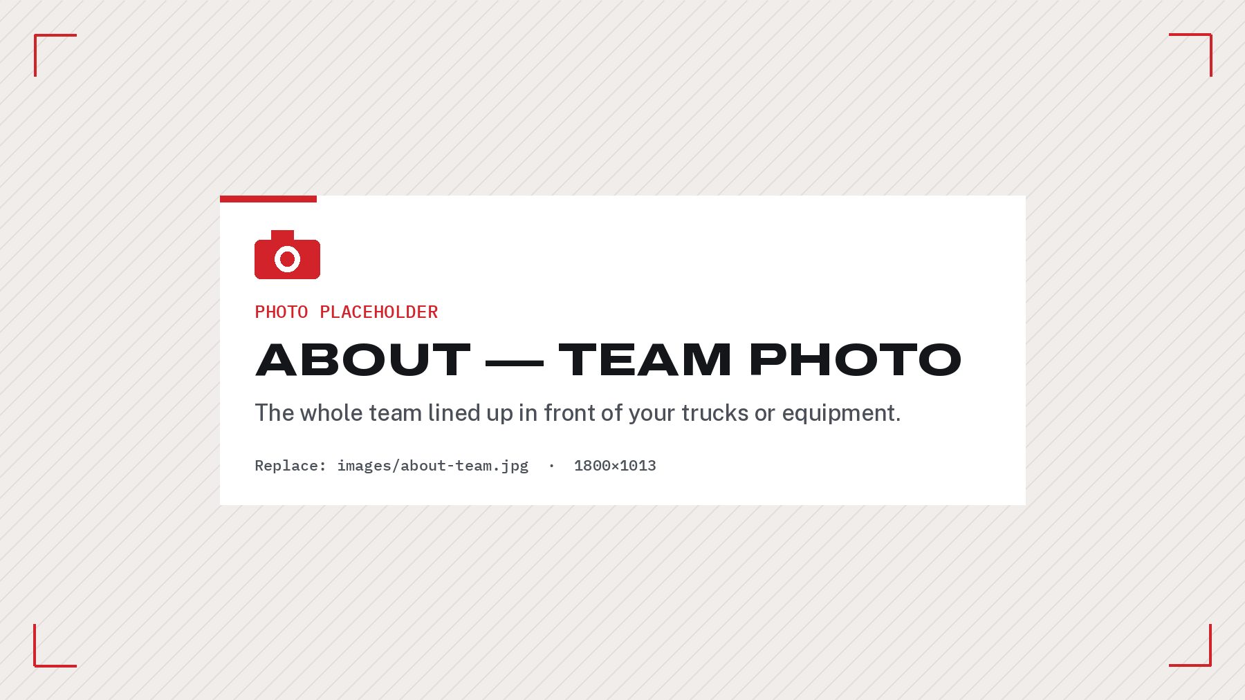 The Reliable Site Development team in front of their equipment