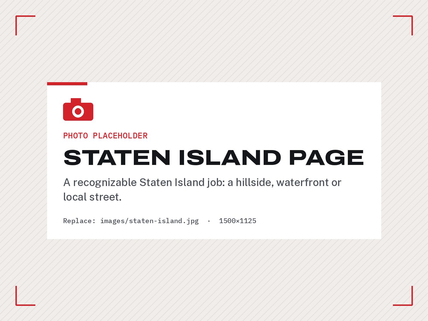 Reliable Site Development job site on Staten Island
