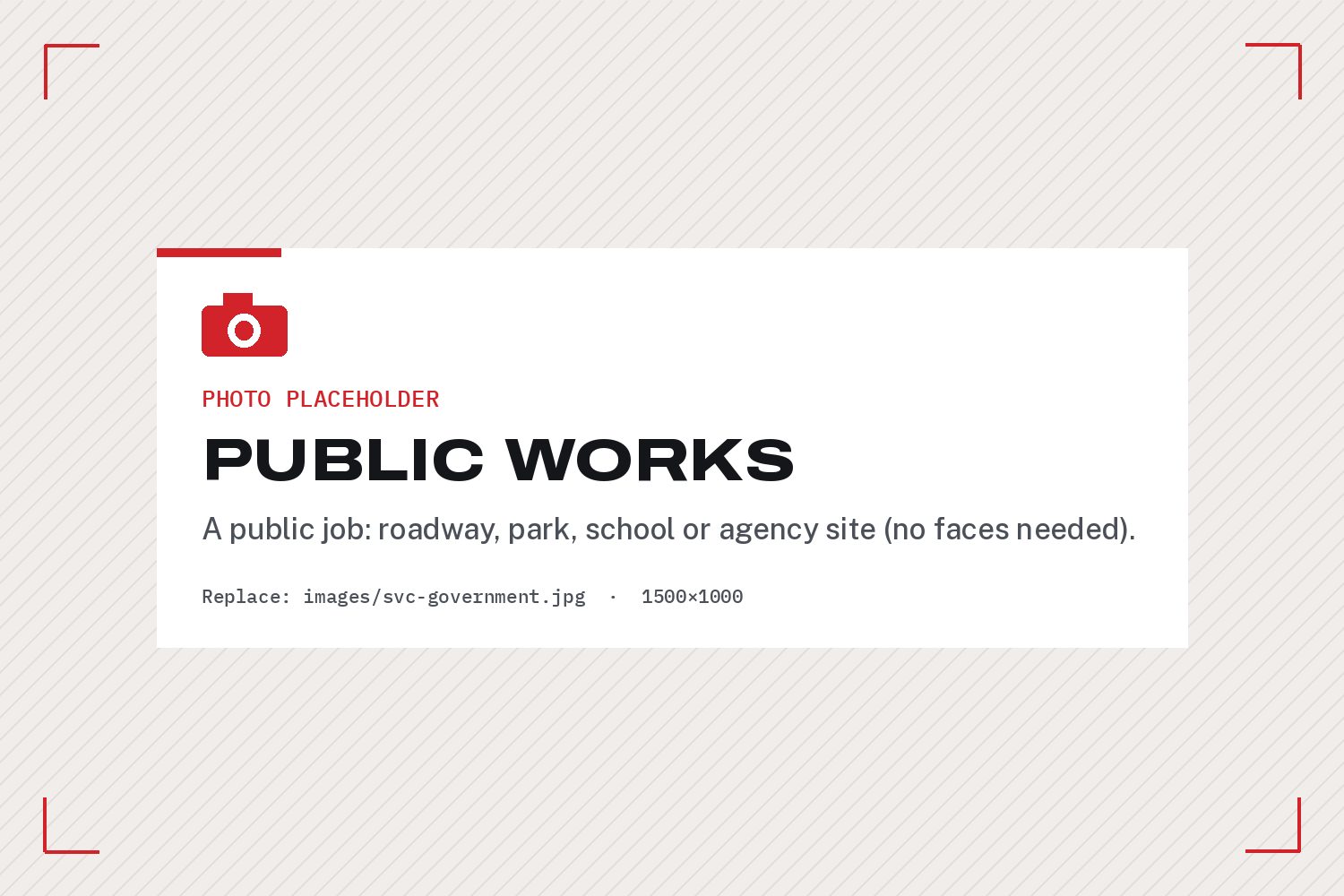 Public works construction project in New York City